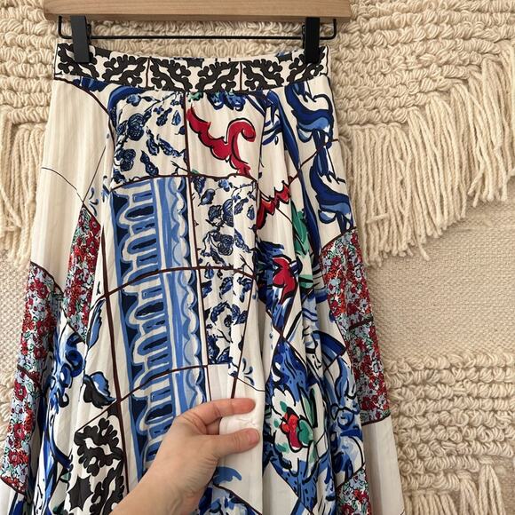 Tory Burch Sunburst Pleated Skirt - Picture 8 of 10